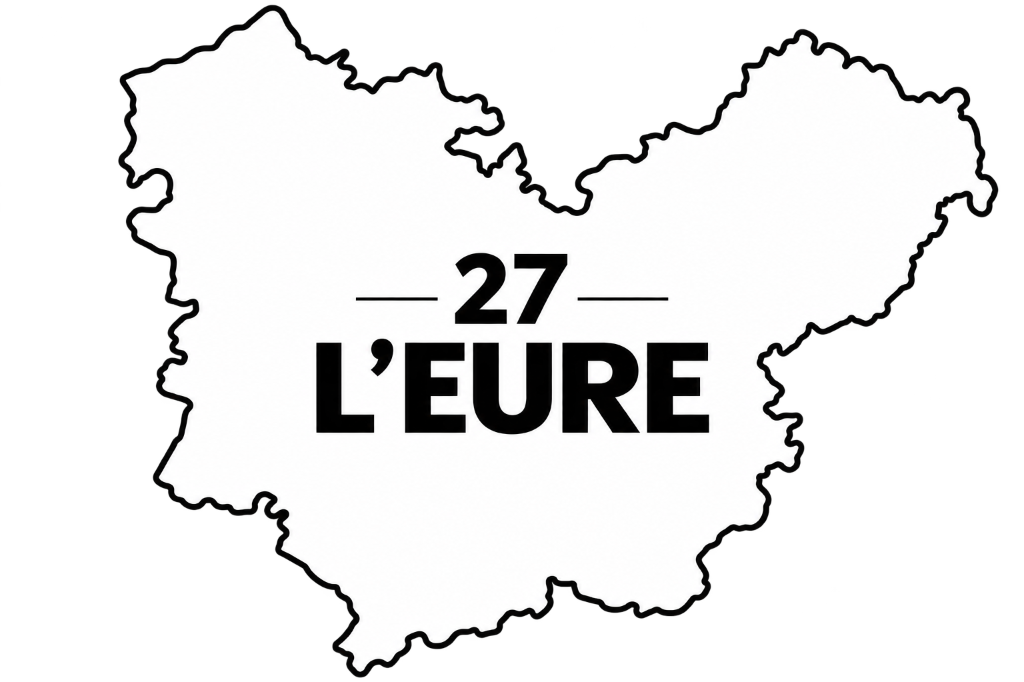 Carte du département de l'Eure (27)